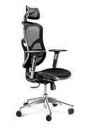 Fotele i krzesła biurowe - Fotel ergonomiczny Diablo V-Basic czarny - miniaturka - grafika 1