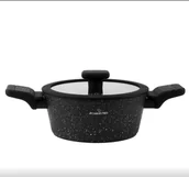 Garnki - Garnek Z Pokrywką Starke Pro Ceres Marble 1,6 L - miniaturka - grafika 1