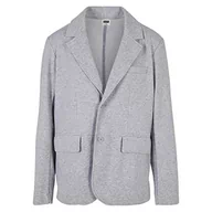 Kurtki męskie - Urban Classics Terry Blazer, Kurtka męska, Szary, szary, XXL - miniaturka - grafika 1