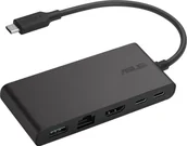 Stacje dokujące i replikatory portów - Stacja/replikator Asus USB-C 90XB0820-BDS000 - miniaturka - grafika 1