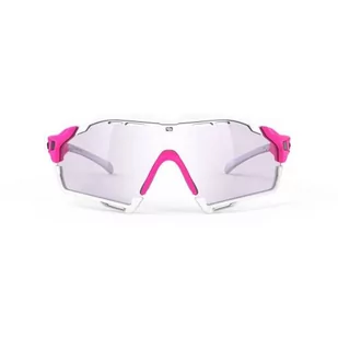 RUDY PROJECT Okulary sportowe z fotochromem CUTLINE pink fluo matte impact photochromic 2 laser purple - Okulary sportowe - miniaturka - grafika 2