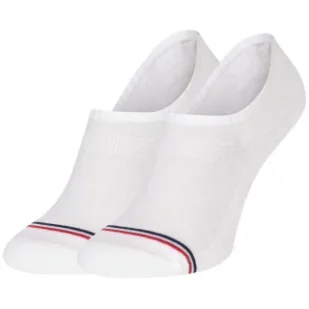 Skarpetki Stopki 2 pary TH Uni Tj Footie 2P Iconic White 701228179 001 (TH1291-b) Tommy Hilfiger - Skarpetki damskie - miniaturka - grafika 1