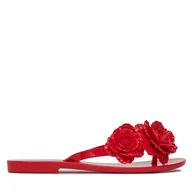 Klapki i japonki damskie - Japonki Melissa Melissa Harmonic Springtime Ad 35704 Czerwony - miniaturka - grafika 1