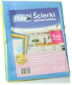 Ściereczki, gąbki, czyściki - Fido, ścierki uniwersalne, rozmiar 40x50cm, 5 sztuk w opakowaniu - miniaturka - grafika 1