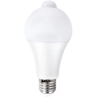 Żarówka LED E27 12W czujnik RUCHU i ZMIERZCHU PIR - Żarówki LED - miniaturka - grafika 1