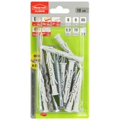 Wkręty - Kołek rozporowy ramowy klucz z wiertłem 8 x 65 mm 10 szt. Wkręt-met - miniaturka - grafika 1