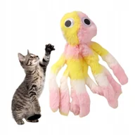 Zabawki dla kotów - Zabawka Dla Kota Interaktywna Z Mackami Przytulanka Ośmiornica Duża Miękka - miniaturka - grafika 1