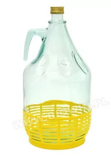 Gąsior Dama 5L w koszyku z nakrętką - Domowy wyrób alkoholu Gąsior Dama 5L w koszyku z nakrętką - Domowy wyrób alkoholu - miniaturka - grafika 1