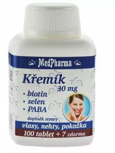 Krzem - 30 mg, 107tab - Witaminy i minerały Krzem - 30 mg, 107tab - Witaminy i minerały - miniaturka - grafika 1