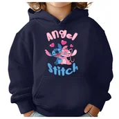 Bluzy dla dziewczynek - BLUZA DZIECIĘCA STITCH ANGEL ANDZIA 110-116 CHŁOPIĘCA DZIEWCZĘCA PREZENT - miniaturka - grafika 1