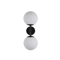 Lampy ścienne - Light Prestige nowoczesny czarny kinkiet DORADO Prestige Light LP-002/2W BK elegancka czarno-biała lampa ścienna na 2 żarówki LP-002/2W BK - miniaturka - grafika 1