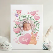 Obrazy i zdjęcia - Obraz drukowany na płótnie z Twoim zdjęciem 50x70 dla dziewczynki na - miniaturka - grafika 1