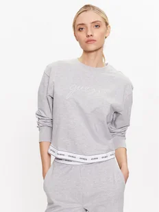 Guess Bluza O3YQ01 KBS91 Szary Regular Fit - Bluzy damskie - miniaturka - grafika 1
