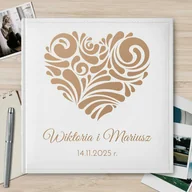 Albumy fotograficzne - Duży album na zdjęcia z grawerem dla pary na ślub rocznicę parapetówkę - miniaturka - grafika 1