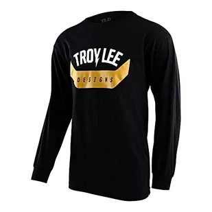 Troy Lee Designs T-Shirt Arc z długim rękawem dla dorosłych, Nero, M - Akcesoria motocyklowe - miniaturka - grafika 1