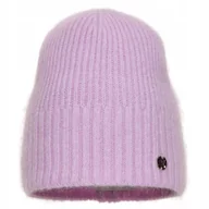 Czapki damskie - Czapka zimowa damska z angory KAJA Wrzosowy róż - miniaturka - grafika 1