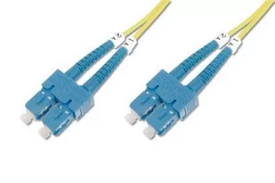 Digitus światłowód krosowy, duplex SM 9/125 OM2 SC-SC, 1m, 15 LGW DK-2922-01 - Kable światłowodowe - miniaturka - grafika 1