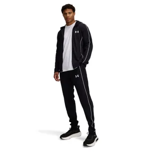 Męskie dres komplet treningowy Under Armour UA EMEA Tracksuit Novelty - czarny - Bluzy męskie - miniaturka - grafika 1