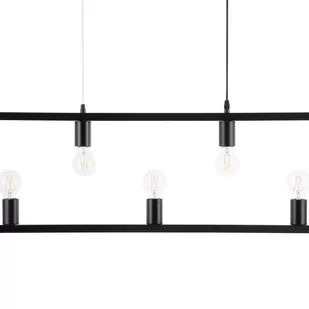 Beliani Lampa wisząca czarna BAYAS - Lampy sufitowe - miniaturka - grafika 1