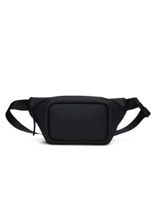 Torba biodrowa wodoodporna Rains Bum Bag Mini W3 - black - Torby męskie - miniaturka - grafika 1