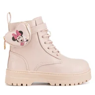 Buty dla dziewczynek - Trzewiki Mickey&Friends CM-AW24-118DSTC Beżowy - miniaturka - grafika 1