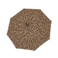 Parasole - Parasol damski Derby Hit Long Leo półautomatyczny długi wzór panterka - miniaturka - grafika 1