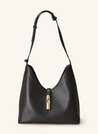 Torebki damskie - Furla Torebka Hobo Goccia schwarz - miniaturka - grafika 1