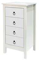 Komody dla dzieci - FORNOR SKANDI SKANDI BOXET, Wood, biały, 46 x 35 x wys. 80 - miniaturka - grafika 1