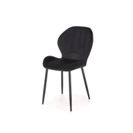 Krzesła - Krzesło tapicerowane K538 VELVET czarne - miniaturka - grafika 1