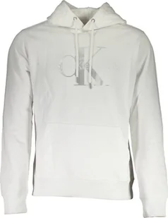 Calvin Klein CALVIN KLEIN BIAŁA MĘSKA BLUZA BEZ ZAMKA 2XL - Bluzy męskie - miniaturka - grafika 1