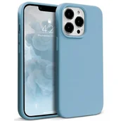 Etui i futerały do telefonów - Crong Color Cover Etui Silikonowe do iPhone 13 Pro Max (Błękitny) CRG-COLR-IP1367-LBLU - miniaturka - grafika 1