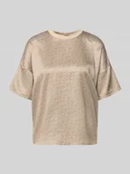 Koszulki i topy damskie - T-shirt z mieszanki wiskozy i elastanu model 'Tracy' - miniaturka - grafika 1