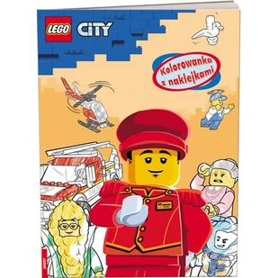 LEGO(R) City Kolorowanka z naklejkami Nowa - Kolorowanki, wyklejanki - miniaturka - grafika 1