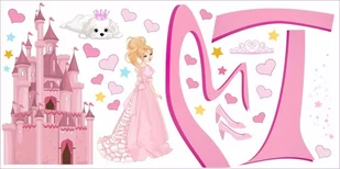 Naklejki ścienne dla dzieci mat Księżniczka 7, 200x100 cm - Naklejki na ścianę - miniaturka - grafika 1