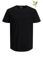 Koszulki męskie - Jack & Jones Koszulka "Basher" w kolorze czarnym - miniaturka - grafika 1