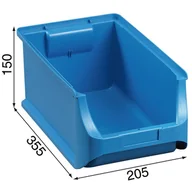 Skrzynki i torby narzędziowe - Allit pojemnik ProfiPlus nr 4 niebieski 204x350x150mm (456212) - miniaturka - grafika 1