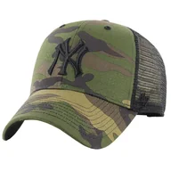 Czapki męskie - 47 Brand New York Yankees MLB Branson Cap B-CBRAN17GWP-CMJ, Mężczyzna, Czapka z daszkiem, Zielona - miniaturka - grafika 1