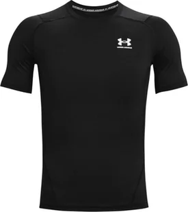 Under Armour Under Armour Heatgear Armour Short Sleeve 1361518-001 czarne 3XL - Koszulki męskie - miniaturka - grafika 1