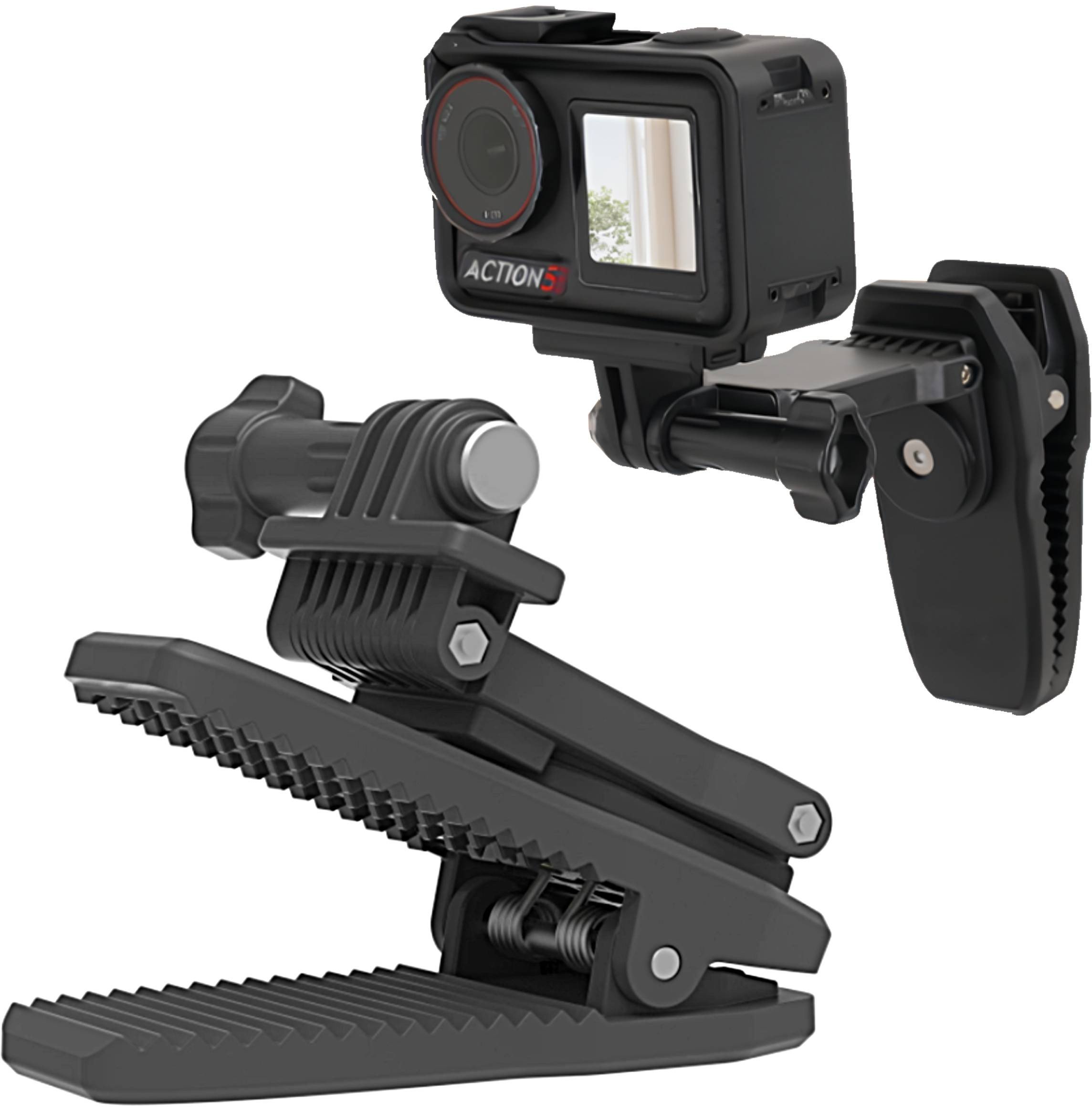 UCHWYT MAGNETYCZNY KLIPS OBROTOWY MOCOWANIE 360 TYPU GOPRO DO ACTION 5 PRO / 360 X5 / POCKET 3 ITP.