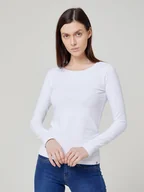 Koszulki i topy damskie - BIG STAR Koszulka w kolorze białym - miniaturka - grafika 1