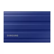 Dyski SSD - Dysk zewnętrzny SSD SAMSUNG MU-PE1T0R/EU T7 Shield Niebieski 1TB - miniaturka - grafika 1