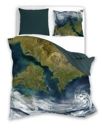 Faro Pościel bawełniana 140x200 Natura 004 Lazurowe wybrzeże turkusowa poszewka 70x90 - Pościel - miniaturka - grafika 1
