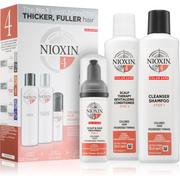 Zestawy kosmetyków damskich - Nioxin 4 - zestaw zagęszczający do włosów bardzo przerzedzonych, farbowanych 2299 - miniaturka - grafika 1