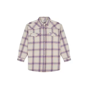 Wrangler Damska koszula Jumbo Shirt, Orchid Mist, rozmiar XL - Koszule damskie - miniaturka - grafika 1