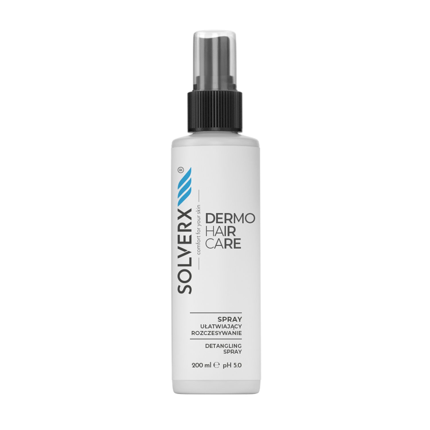 Solverx Dermo Hair Spray ułatwiajający rozczesywanie