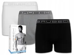 BRUBECK BOKSERKI MĘSKIE BX00501A x 3 szt. r M - Majtki męskie - miniaturka - grafika 1