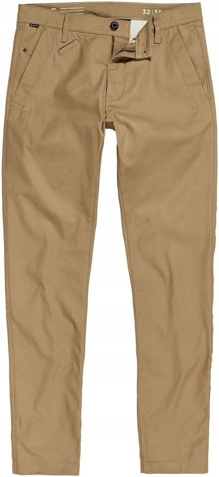 Spodnie chino męskie G-STAR Bronson 2.0 Slim Chino rozmiar 33/32