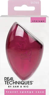 Real Techniques Real Techniques, Miracle, Makeup Sponge Case, Red For Women - Gąbeczki do makijażu - miniaturka - grafika 1