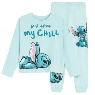 Cool Club, Piżama dziewczęca, niebieska, Lilo i Stitch - Piżamy dla dziewczynek - miniaturka - grafika 1