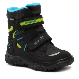 Śniegowce Superfit GORE-TEX 1-809080-0200 M Black/Blue - Buty dla chłopców - miniaturka - grafika 1